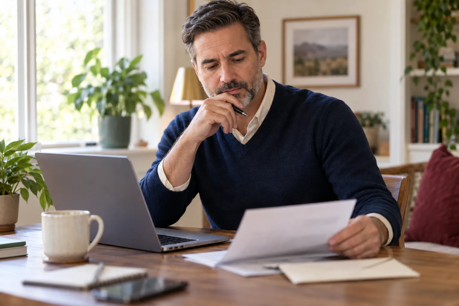 Military family reviewing a benefits readiness checklist together
